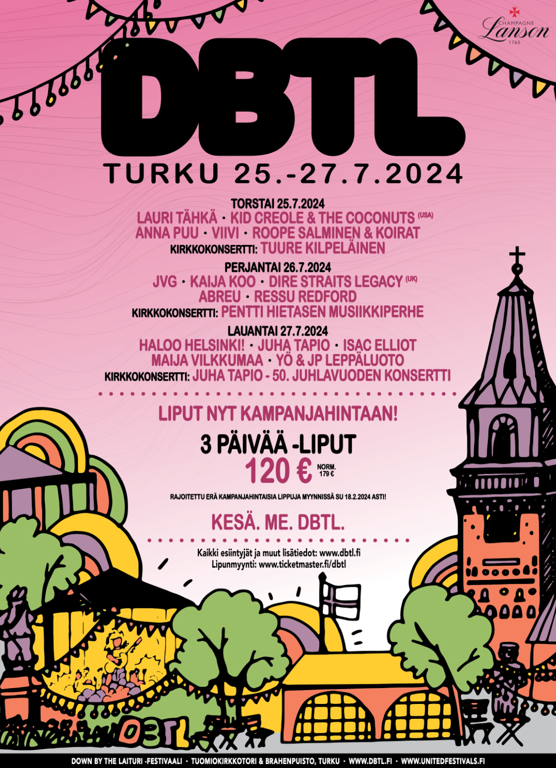 DBTL-kaupunkifestivaalit juhlitaan Turussa heinäkuussa!